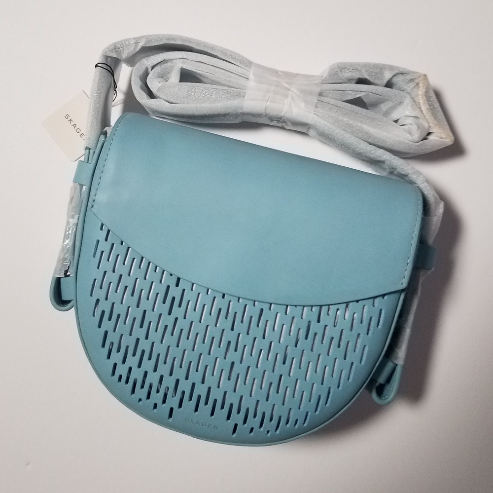 Skagen Sky Blue Leather Bag - Picture 5 of 5